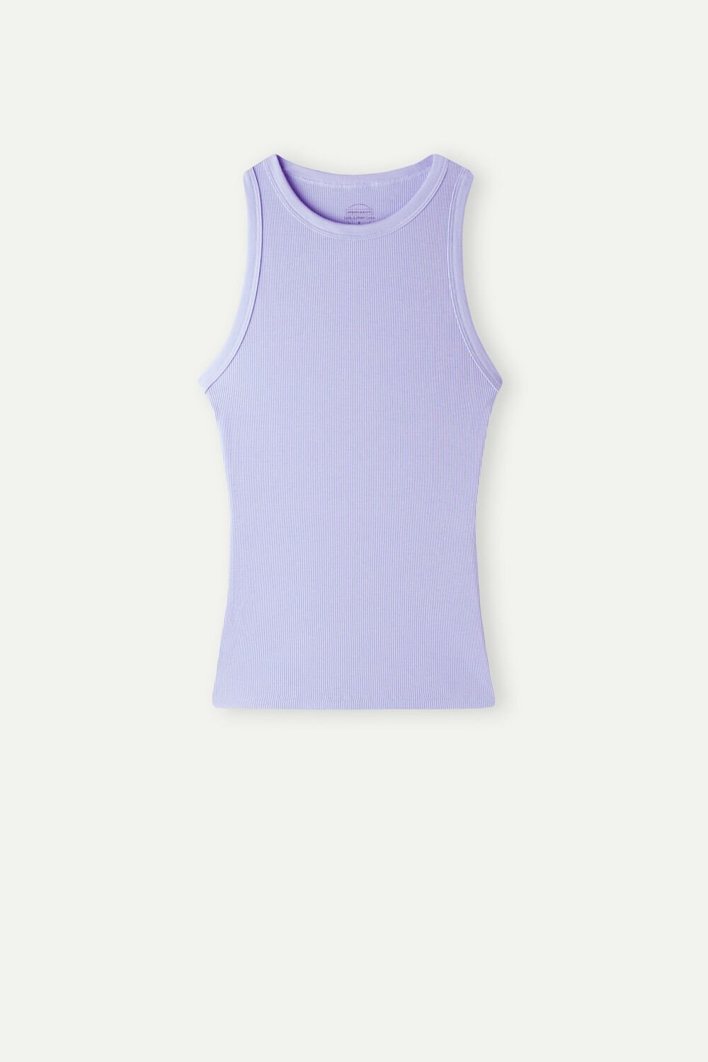 Intimissimi Žebrovaný Tank Top in Supima® Bavlněné Levandule | 0136945-BV